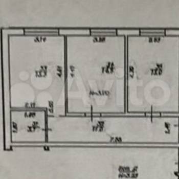 Продается 2-х комнатная квартира, 55,5 м²