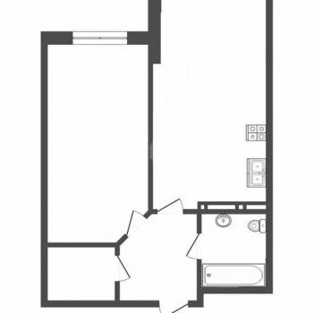 Продается 1-комнатная квартира, 47 м²