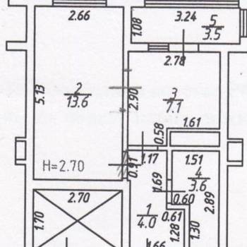 Продается 1-комнатная квартира, 31,8 м²