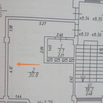 Сдается 1-комнатная квартира, 33,9 м²
