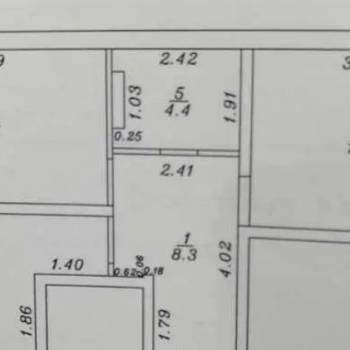 Продается 2-х комнатная квартира, 53 м²