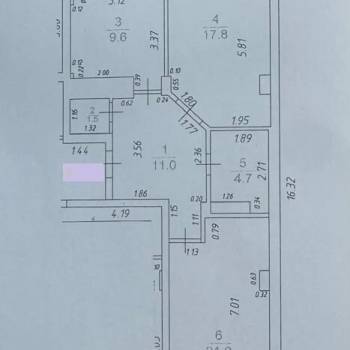 Сдается 2-х комнатная квартира, 65,6 м²