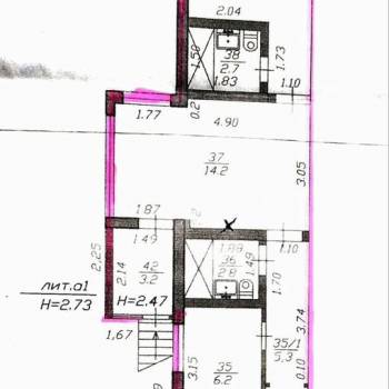 Продается 3-х комнатная квартира, 60 м²