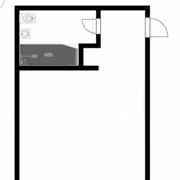 Продается 1-комнатная квартира, 17,8 м²