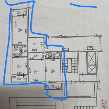 Продается 3-х комнатная квартира, 77,9 м²