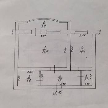 Продается 2-х комнатная квартира, 92 м²