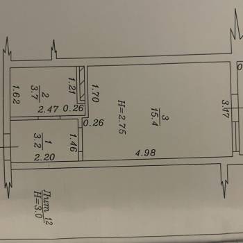 Продается 1-комнатная квартира, 25,1 м²