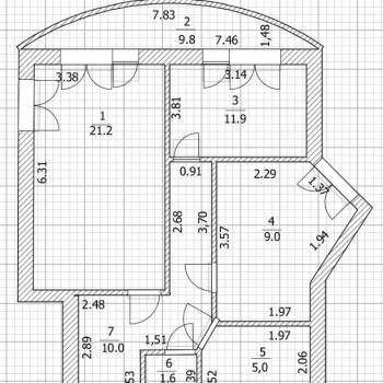 Продается 2-х комнатная квартира, 68,5 м²