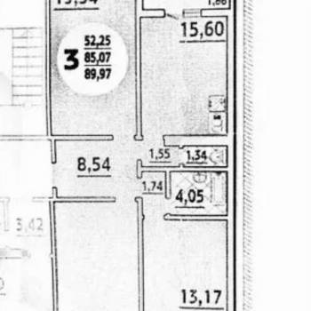 Продается 3-х комнатная квартира, 94,9 м²