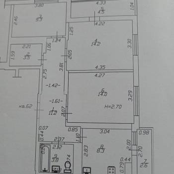 Продается 3-х комнатная квартира, 64,3 м²