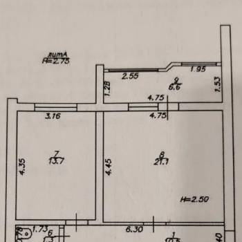 Продается 3-х комнатная квартира, 87 м²