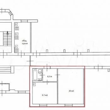 Продается 1-комнатная квартира, 38,9 м²