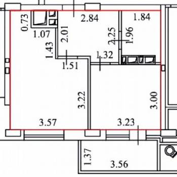 Продается 1-комнатная квартира, 34,7 м²