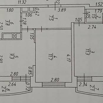 Продается 2-х комнатная квартира, 45,1 м²