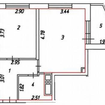 Продается 1-комнатная квартира, 36,7 м²