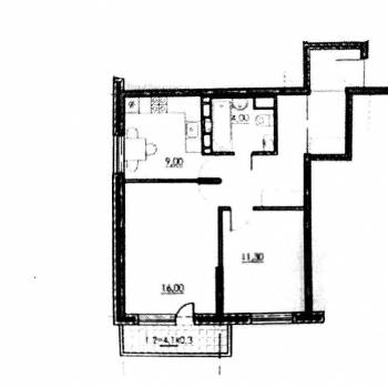 Продается 2-х комнатная квартира, 55 м²
