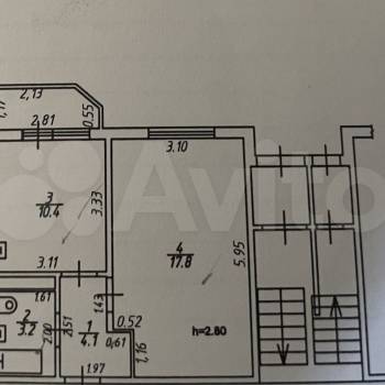 Продается 1-комнатная квартира, 35,5 м²