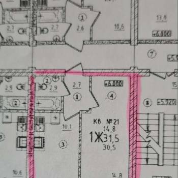 Продается 1-комнатная квартира, 30,5 м²