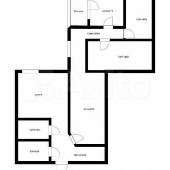 Продается Многокомнатная квартира, 100,7 м²
