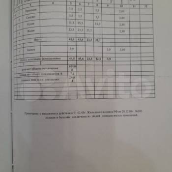 Продается 1-комнатная квартира, 45,6 м²