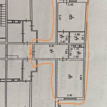 Продается 1-комнатная квартира, 45,1 м²