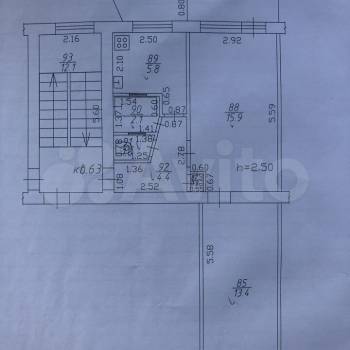 Сдается 2-х комнатная квартира, 42,9 м²