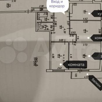Продается 3-х комнатная квартира, 70,6 м²