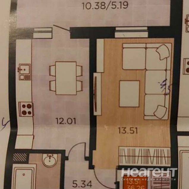 Продажа 1-комн. квартиры, ЖК Россинский парк, ул. Командорская