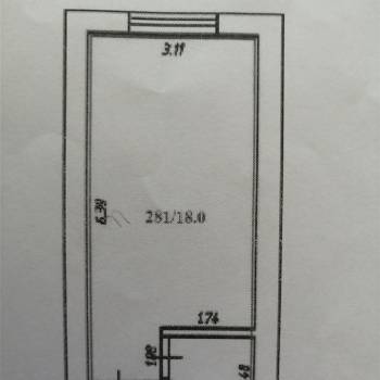 Продается 1-комнатная квартира, 23 м²