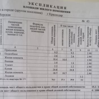 Продается 2-х комнатная квартира, 76 м²