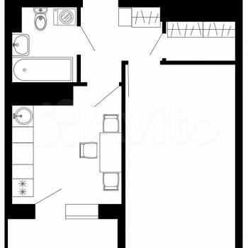 Сдается 1-комнатная квартира, 35,5 м²