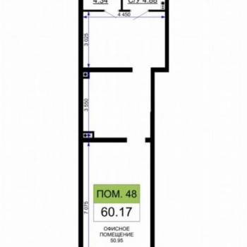 Сдается Нежилое помещение, 60,17 м²