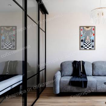 Продается 1-комнатная квартира, 37,6 м²