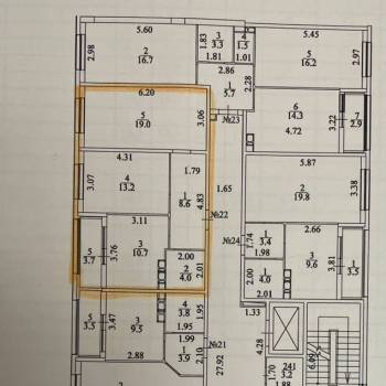 Продается 2-х комнатная квартира, 55,5 м²