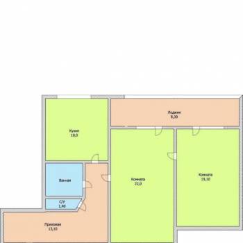Сдается Многокомнатная квартира, 85 м²