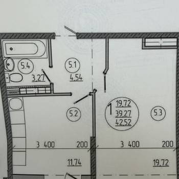 Сдается 1-комнатная квартира, 40 м²