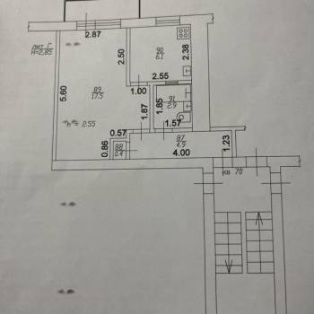 Продается 1-комнатная квартира, 31,8 м²