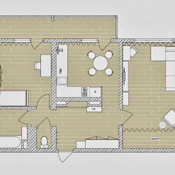 Продается 2-х комнатная квартира, 65 м²