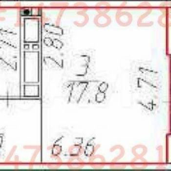 Продается 1-комнатная квартира, 34 м²