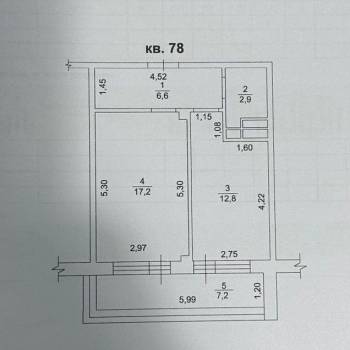 Продается 1-комнатная квартира, 39,5 м²