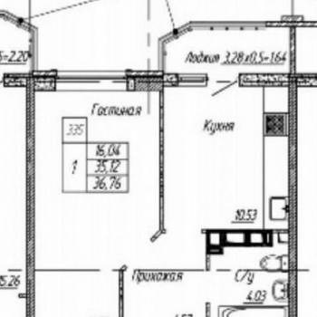 Сдается 1-комнатная квартира, 38 м²