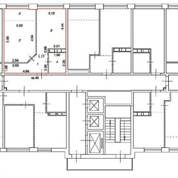 Продается 1-комнатная квартира, 44 м²