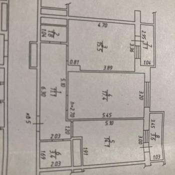 Продается 2-х комнатная квартира, 63,3 м²