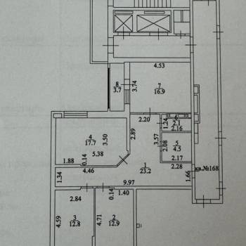 Продается 3-х комнатная квартира, 90,1 м²