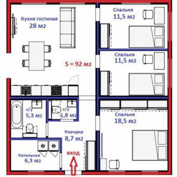 Продается Дом, 100 м²