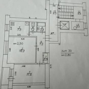 Продается 2-х комнатная квартира, 47 м²