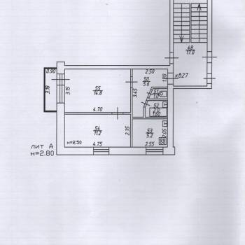 Продается 2-х комнатная квартира, 41 м²
