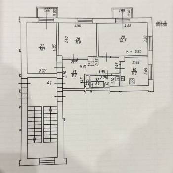 Сдается Многокомнатная квартира, 59,7 м²