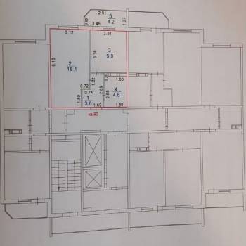 Продается 1-комнатная квартира, 36 м²