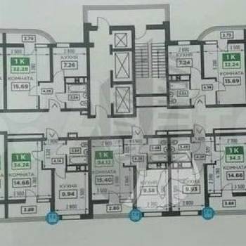 Продается 1-комнатная квартира, 30,6 м²